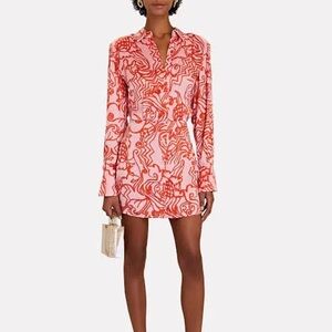 Alexis Prima mini dress in vermillion